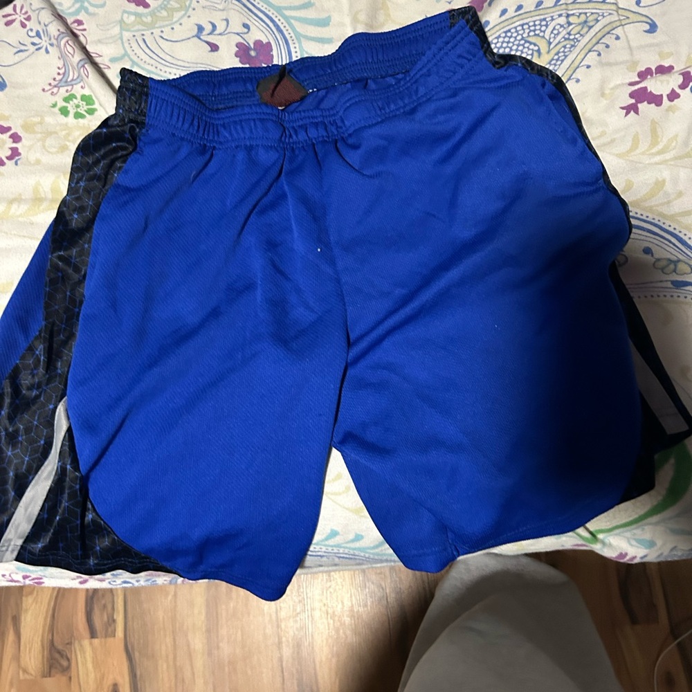 Zone Pro Men's Athletic Shorts - Blue and Black